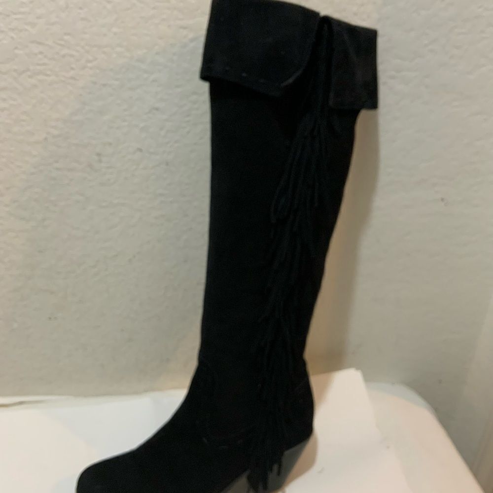 Sam Edelman Louella Over-the-Knee Fringe boots since 8M - Picture 2 of 16